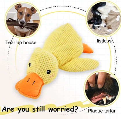 Juguete Pato para Perro con Sonido Masticable