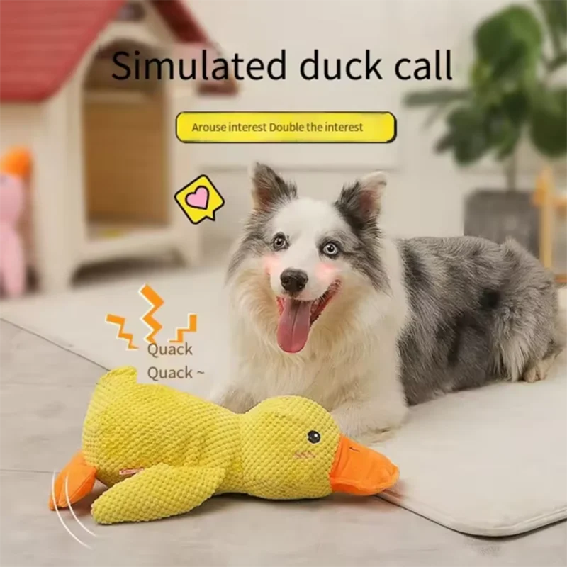 Juguete Pato para Perro con Sonido Masticable
